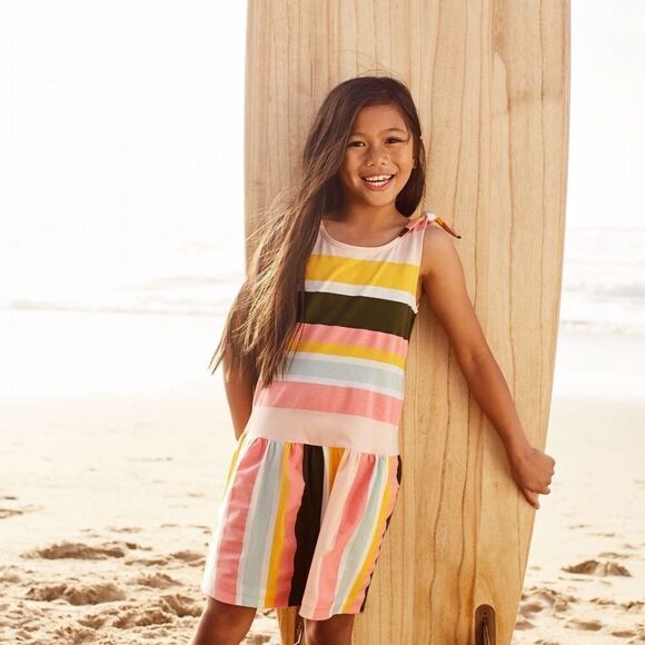 TEA Collection Printed Tie Shoulder Dress Size 3 - Picture 8 of 8